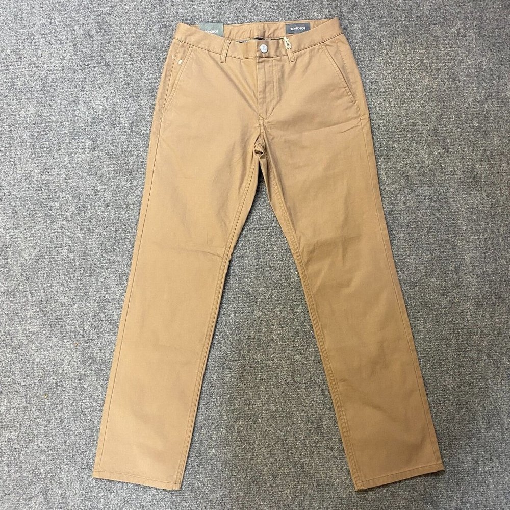 Bonobos Chinos Pants 29 x 30 Beige Solid Khaki New
